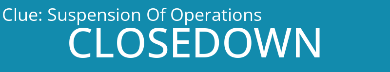 Suspension Of Operations