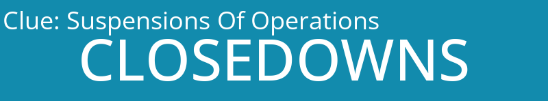 Suspensions Of Operations