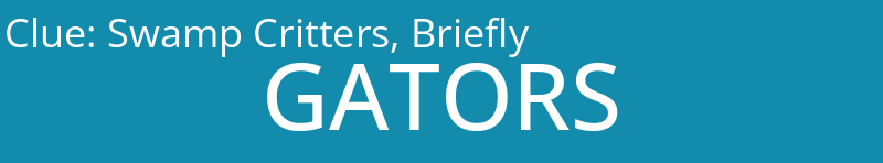 Swamp Critters, Briefly