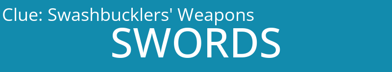 Swashbucklers' Weapons