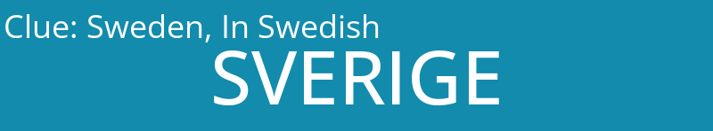Sweden, In Swedish