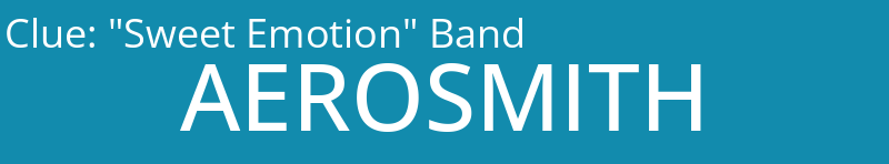 "Sweet Emotion" Band