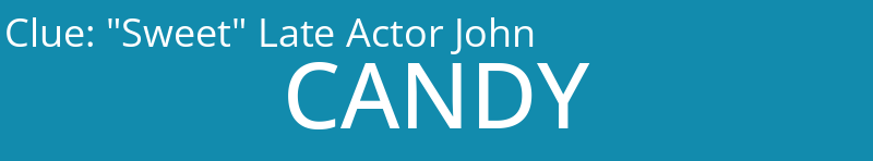 "Sweet" Late Actor John