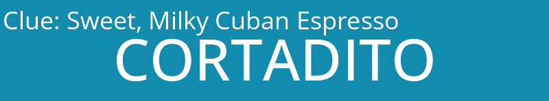 Sweet, Milky Cuban Espresso