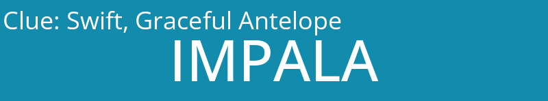 Swift, Graceful Antelope