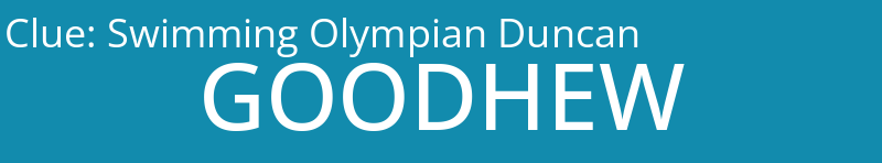 Swimming Olympian Duncan