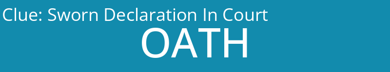 Sworn Declaration In Court