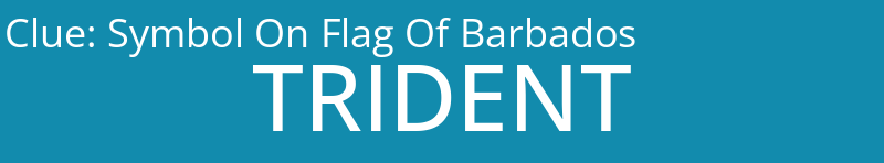 Symbol On Flag Of Barbados