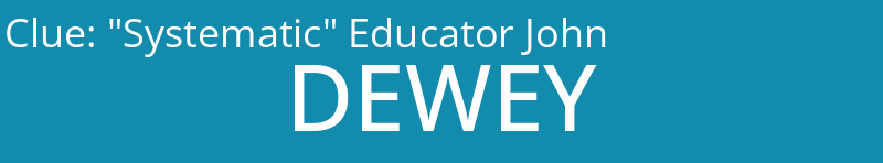 "Systematic" Educator John