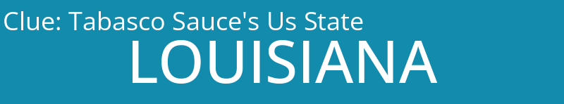 Tabasco Sauce's Us State