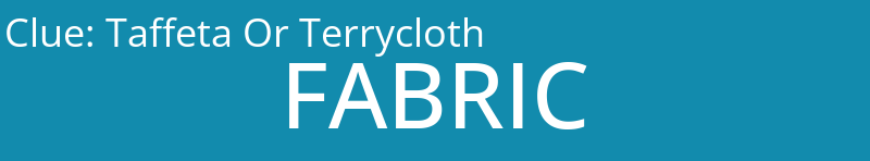Taffeta Or Terrycloth