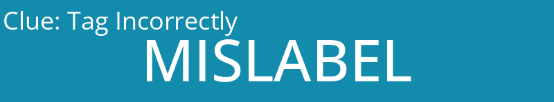 Tag Incorrectly