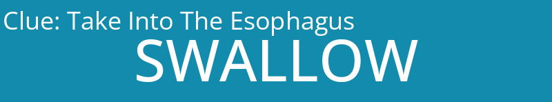 Take Into The Esophagus