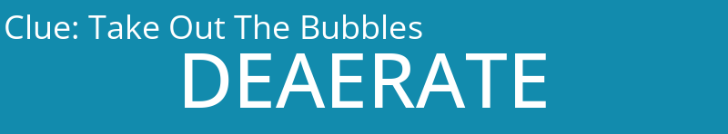 Take Out The Bubbles