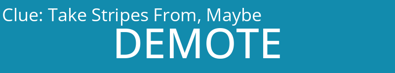 Take Stripes From, Maybe