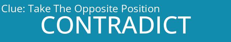 Take The Opposite Position