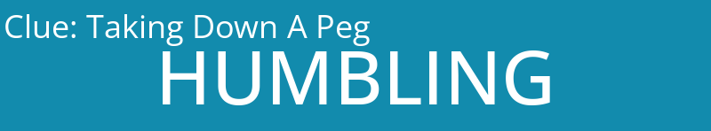 Taking Down A Peg