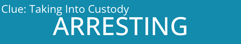 Taking Into Custody