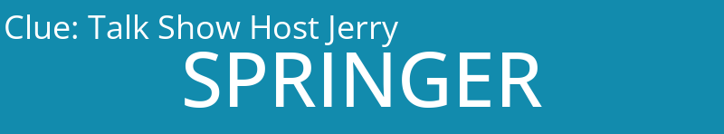 Talk Show Host Jerry
