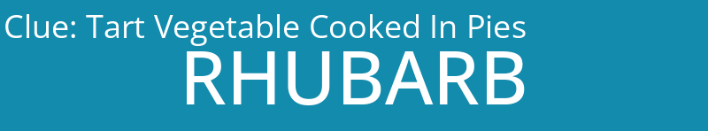 Tart Vegetable Cooked In Pies