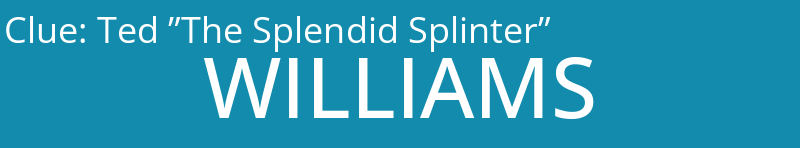 Ted ”The Splendid Splinter”