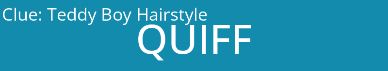 Teddy Boy Hairstyle