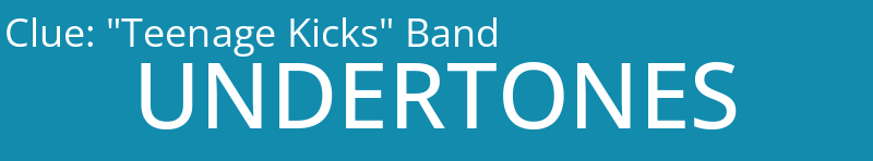 "Teenage Kicks" Band