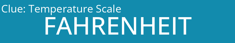 Temperature Scale