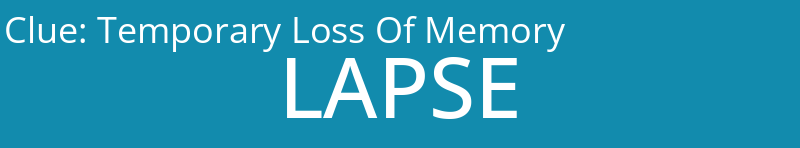 Temporary Loss Of Memory