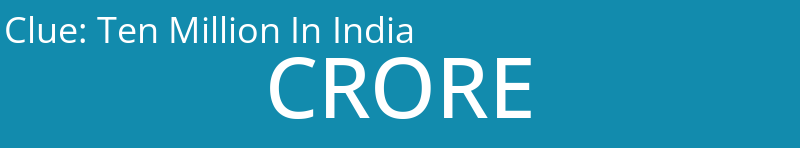 Ten Million In India