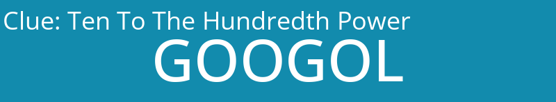 Ten To The Hundredth Power