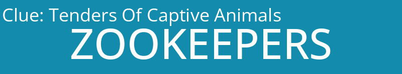 Tenders Of Captive Animals