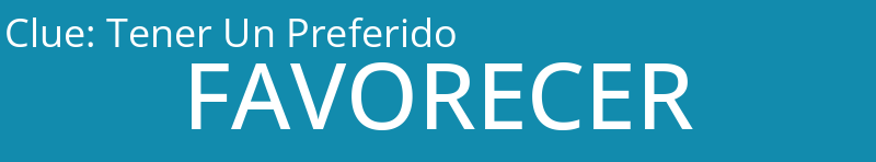 Tener Un Preferido