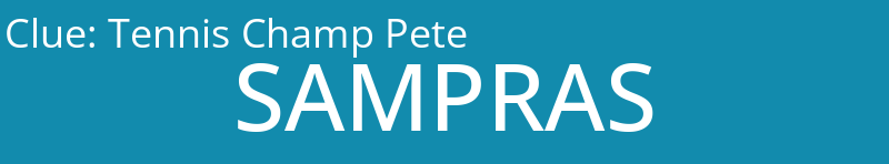 Tennis Champ Pete