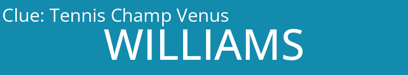 Tennis Champ Venus