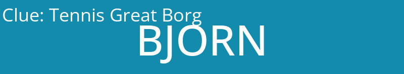 Tennis Great Borg