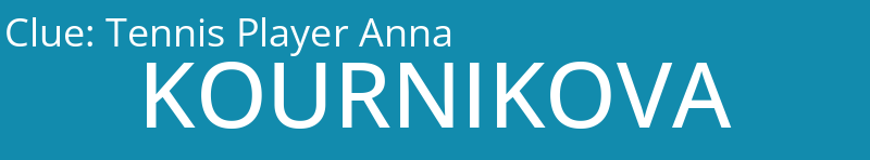 Tennis Player Anna