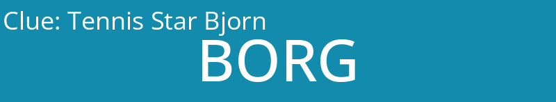 Tennis Star Bjorn