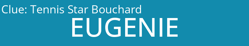 Tennis Star Bouchard