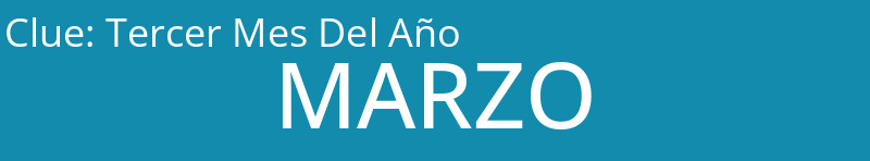 Tercer Mes Del Año