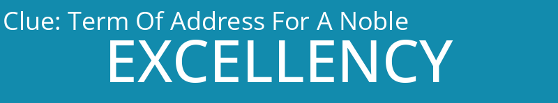 Term Of Address For A Noble