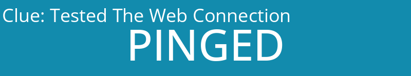 Tested The Web Connection