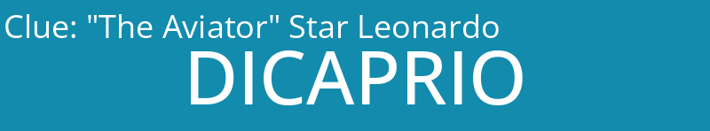 "The Aviator" Star Leonardo