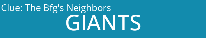 The Bfg's Neighbors