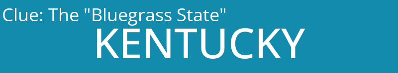 The "Bluegrass State"