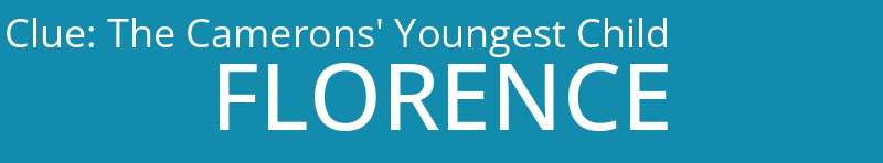 The Camerons' Youngest Child
