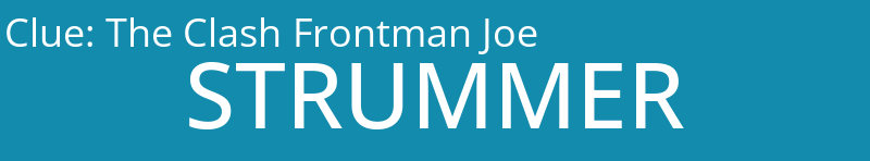 The Clash Frontman Joe