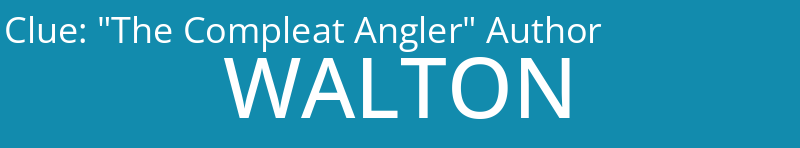 "The Compleat Angler" Author