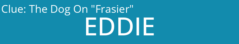 The Dog On "Frasier"