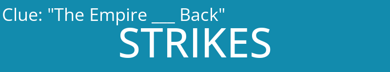 "The Empire ___ Back"